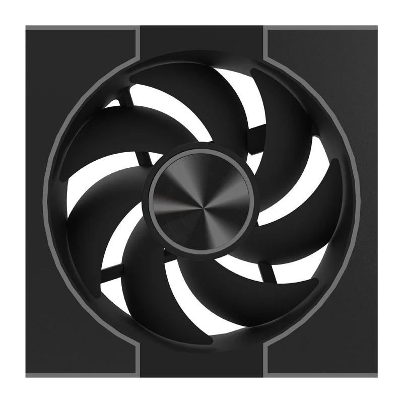 Fläkt DarkFlash DM8 LINE (svart)