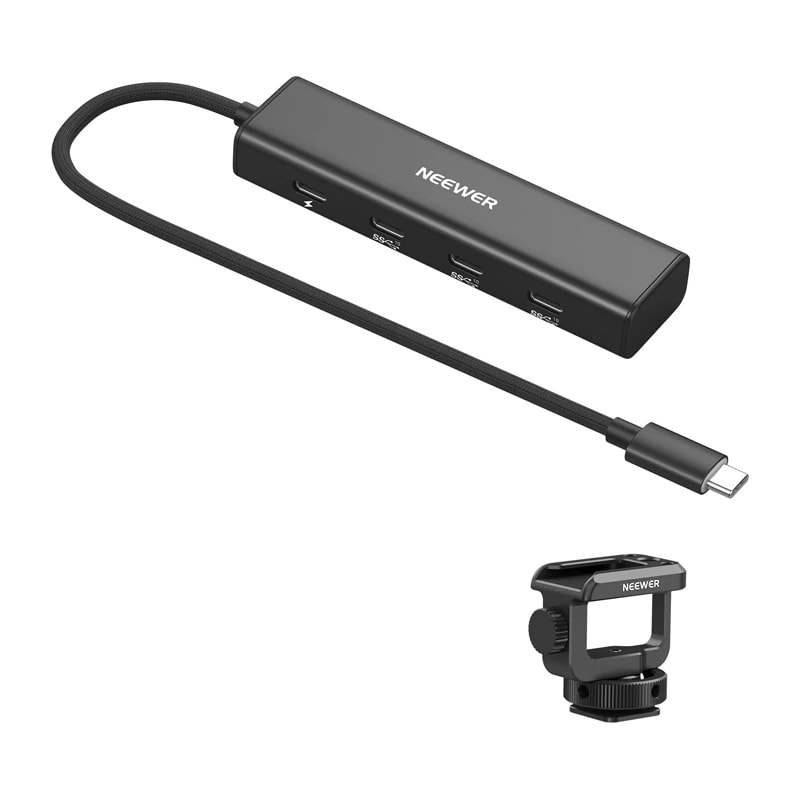 Hub NEEWER 4-i-1 med 4 USB-C-portar