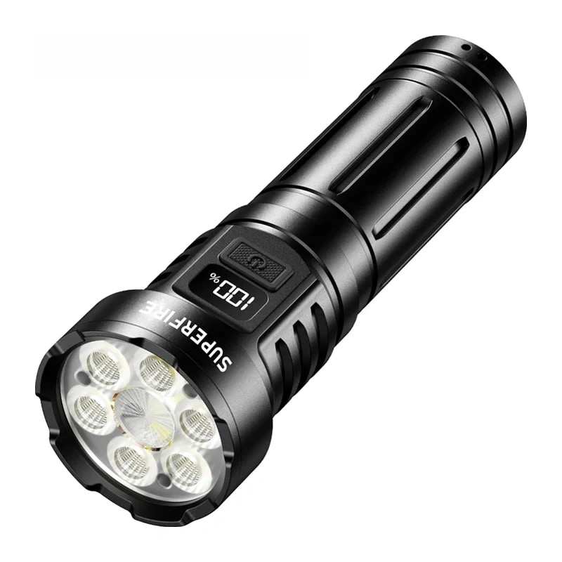 Superfire USB-C-ficklampa L24