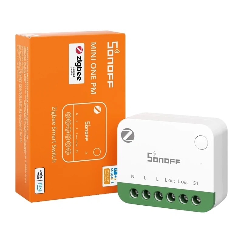 Smart strömbrytare Sonoff MINI ONE PM ZigBee