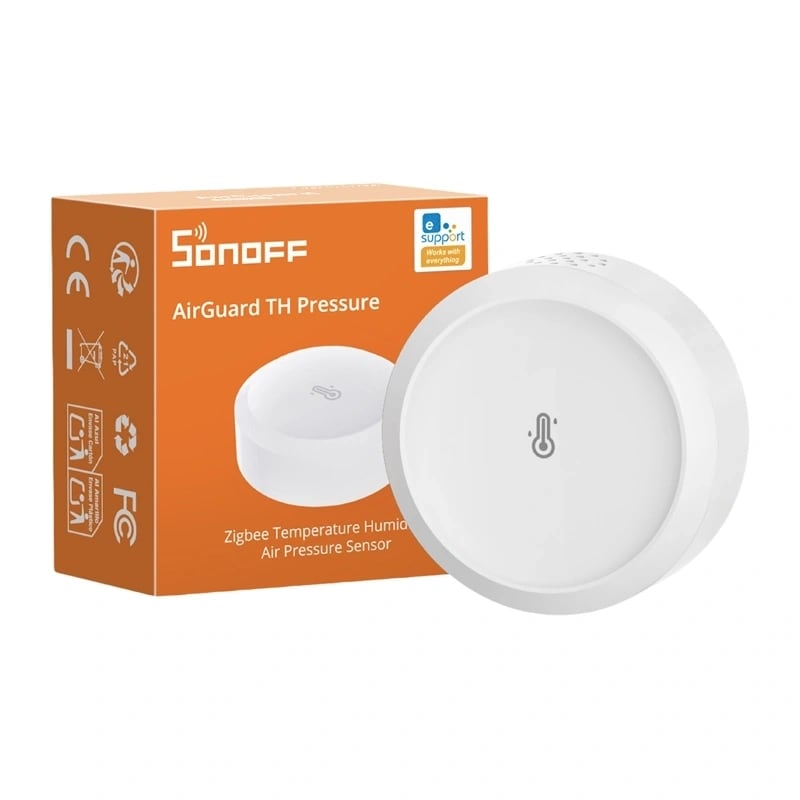 Temperatur- och luftfuktighetssensor Sonoff AirGuard SNZB-02M