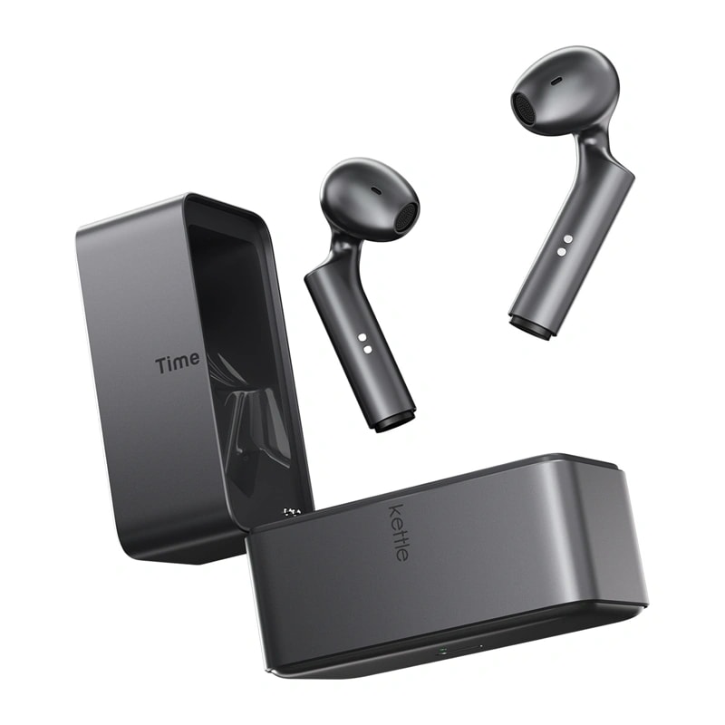 TimeKettle W4 Plus TWS-hörlurar med översättningsfunktion (svarta)