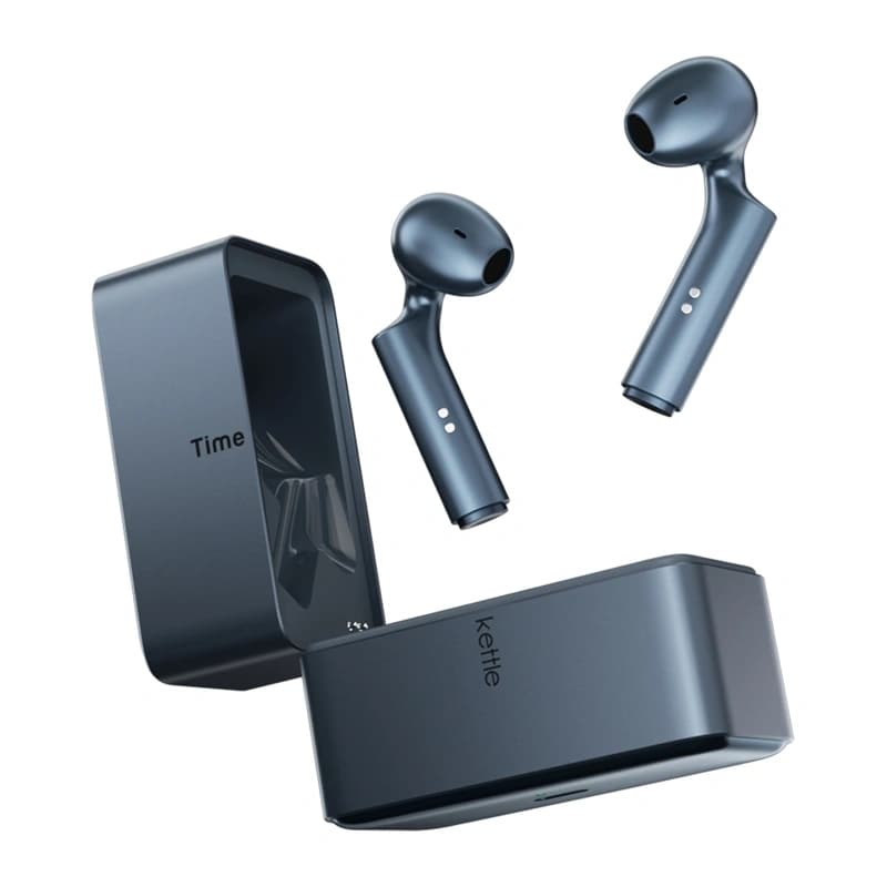 TimeKettle W4 Plus TWS-hörlurar med översättningsfunktion (blå)