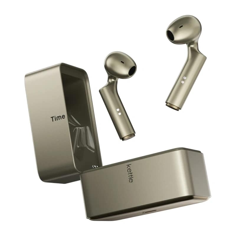 TimeKettle W4 Plus TWS-hörlurar med översättningsfunktion (guld)
