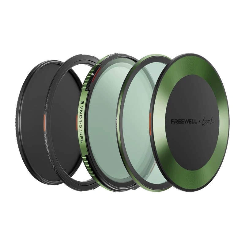 Sats med variabelt ND-CPL-filter Freewell Brandon Li 95 mm