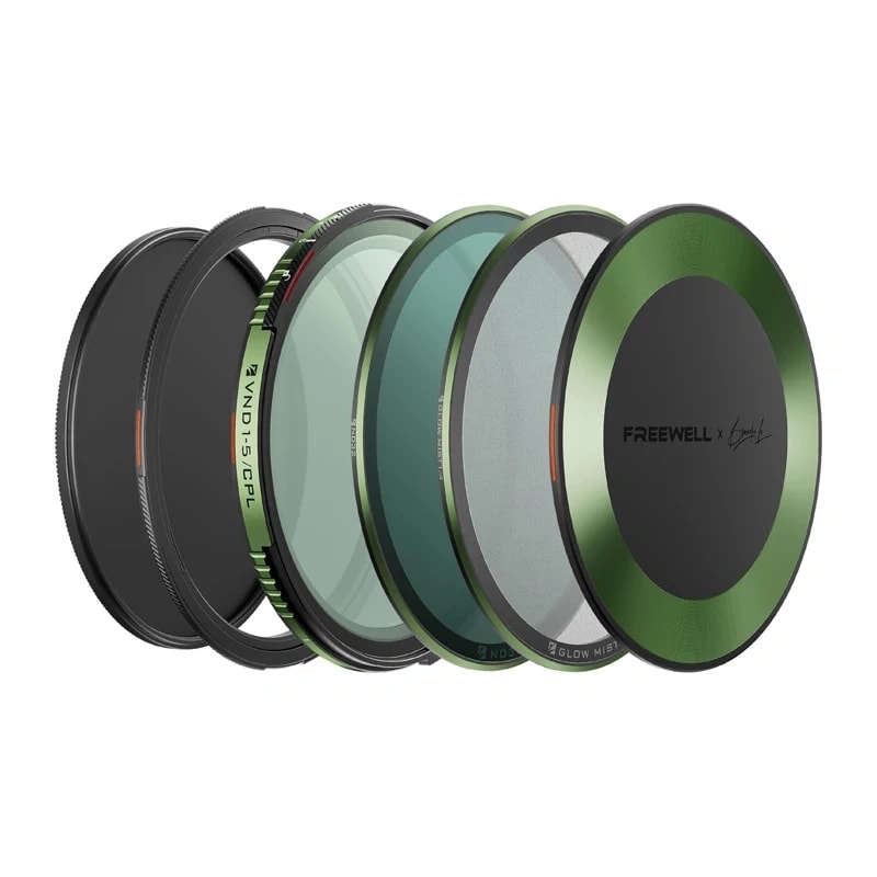 Sats med variabelt ND/CPL-filter Freewell Brandon Li 95 mm