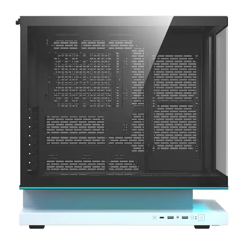 DarkFlash F1 ATX-datorchassi + 6 fläktar (vit)