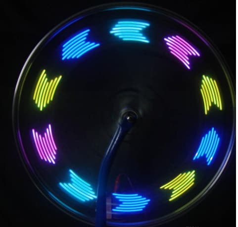 Cykellyse hjul - Effektfull med 30 LED effekter