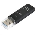 USB 3.0 kortläsare för Micro-SD och SD(HC)