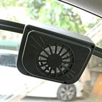 Solcellsdriven bilfläkt för fönstret - Håll bilen sval