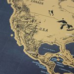 Scratch map världskarta - XXL storlek