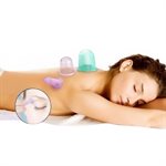 Koppning - vakuumkoppar för massage / cellulitbehandling 4-pack