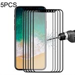 Skärmskydd i härdat glas iPhone X / XS / 11 Pro - 5Pack Fullskärmsskydd
