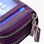 Blå Plånbok med RFID skydd - Många fack
