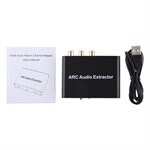 ARC Konverterare - HDMI ARC till SPDIF + Coaxial + L/R 192KHz