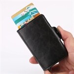 X-7 RFID Plånbok med KortpopUp - Svart