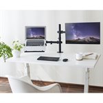 Deltaco Office Universell laptophållare i stål Svart